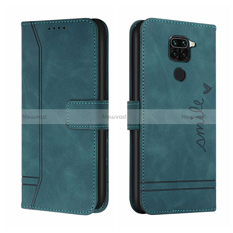 Leather Case Stands Flip Cover Holder H01X for Xiaomi Redmi Note 9