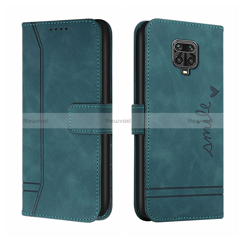 Leather Case Stands Flip Cover Holder H01X for Xiaomi Redmi Note 9 Pro