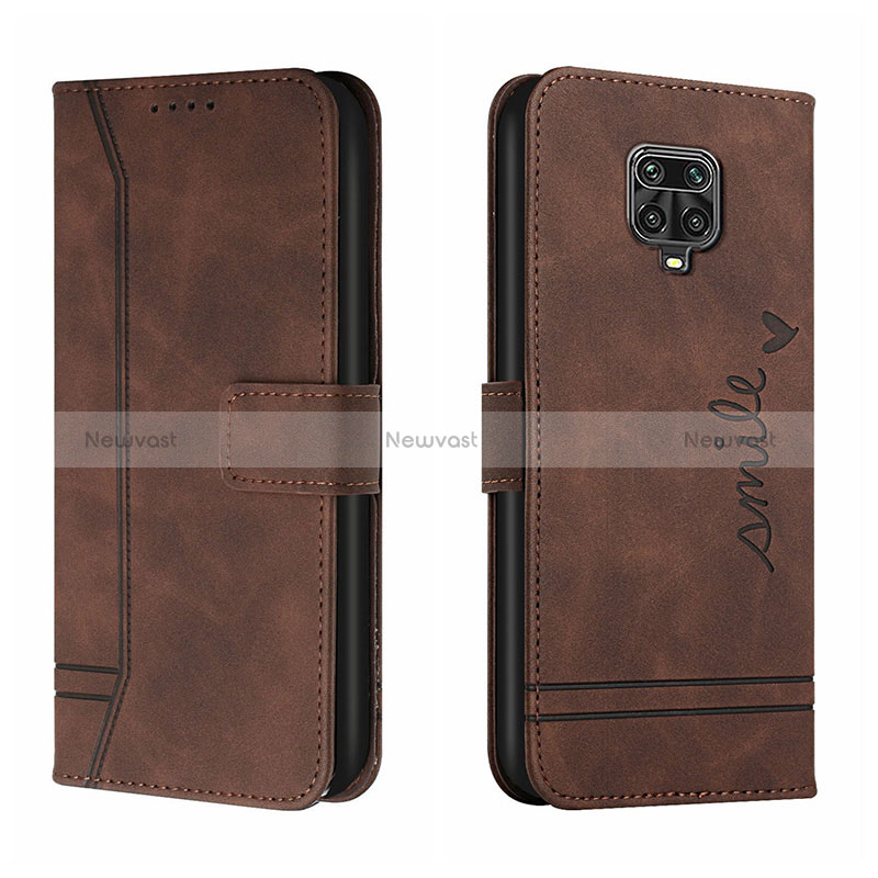Leather Case Stands Flip Cover Holder H01X for Xiaomi Redmi Note 9S