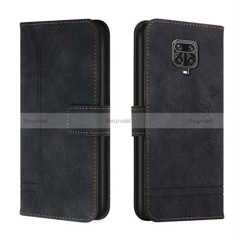Leather Case Stands Flip Cover Holder H01X for Xiaomi Redmi Note 9S