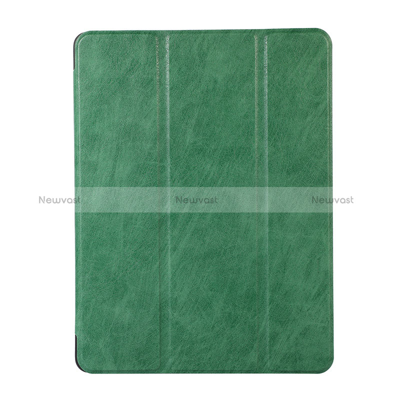 Leather Case Stands Flip Cover Holder H02 for Apple iPad Air 3 Green