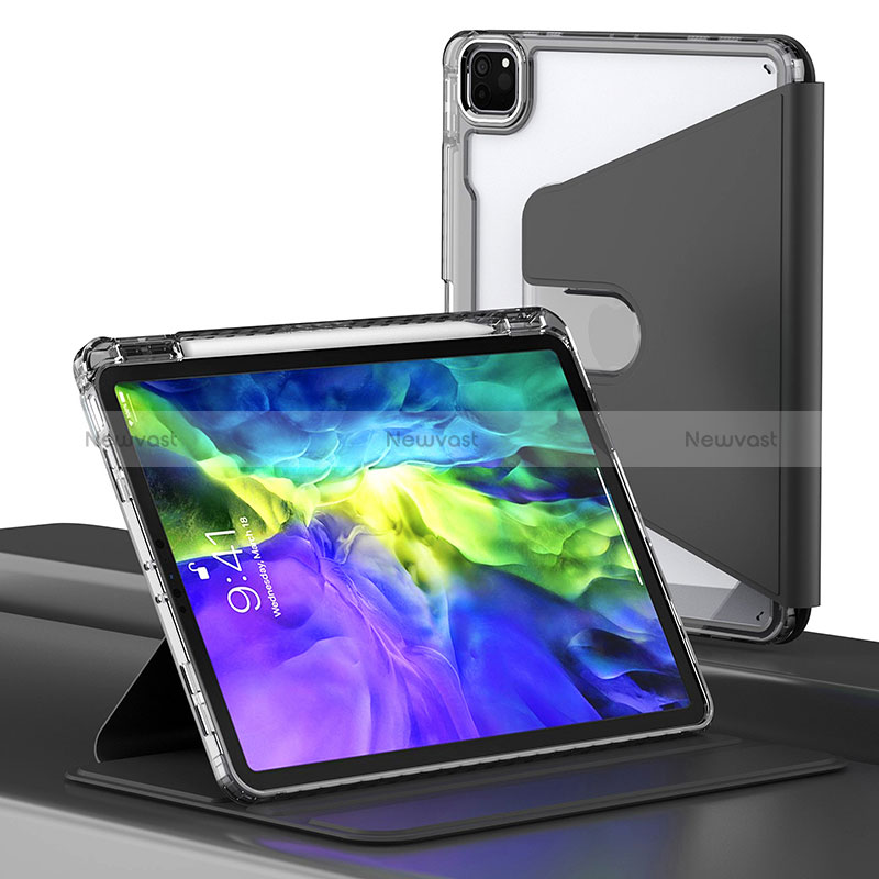 Leather Case Stands Flip Cover Holder H02 for Apple iPad Pro 11 (2020)