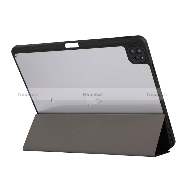 Leather Case Stands Flip Cover Holder H02 for Apple iPad Pro 12.9 (2020)