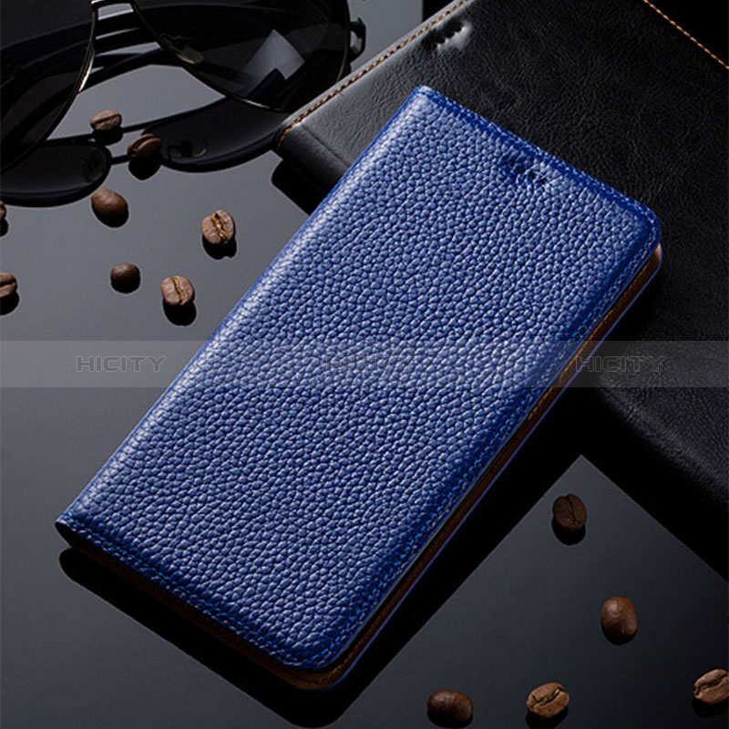Leather Case Stands Flip Cover Holder H02P for Samsung Galaxy A03s