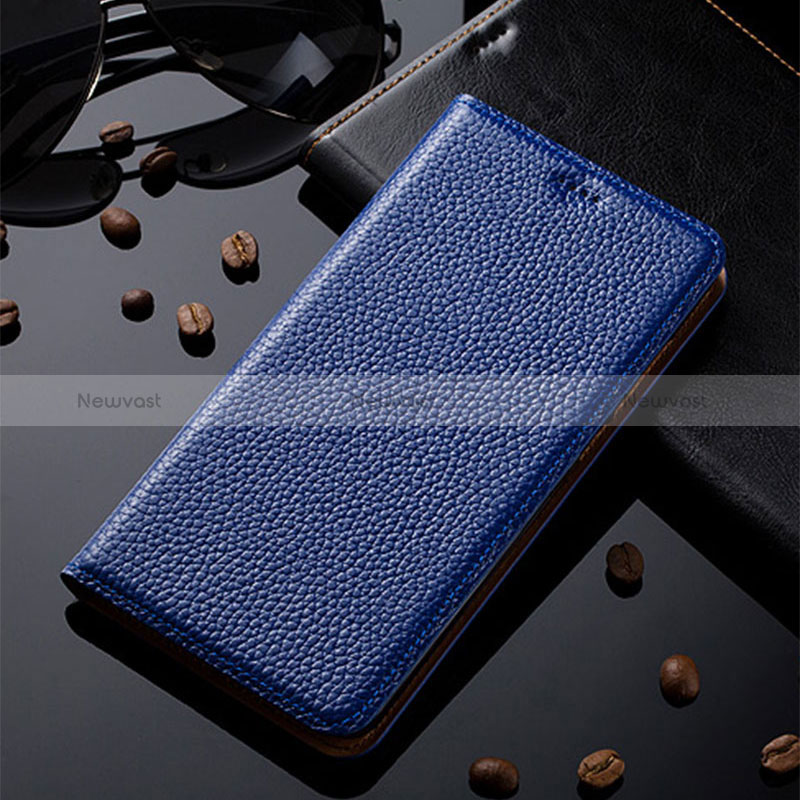 Leather Case Stands Flip Cover Holder H02P for Sony Xperia XA2 Plus