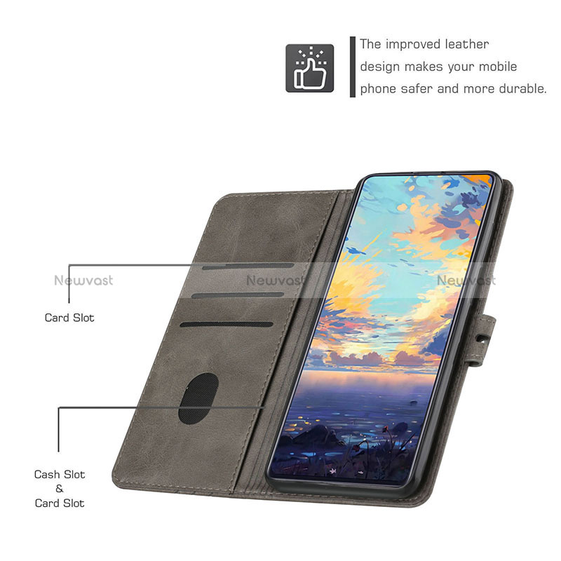 Leather Case Stands Flip Cover Holder H02X for Xiaomi Mi 12T Pro 5G
