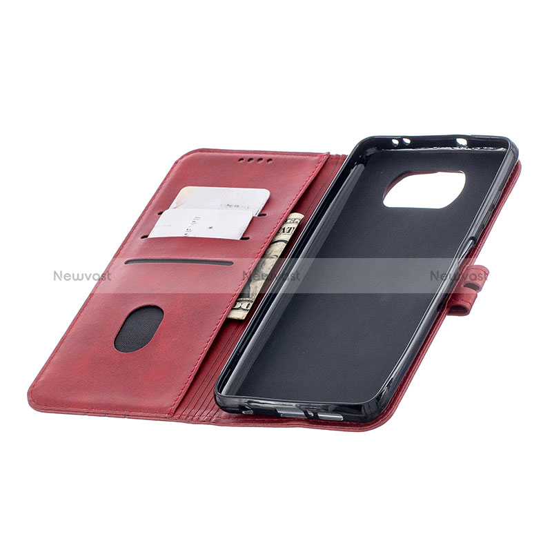 Leather Case Stands Flip Cover Holder H02X for Xiaomi Poco X3 Pro