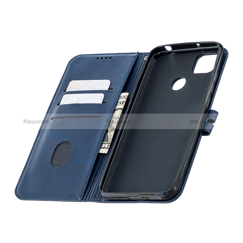 Leather Case Stands Flip Cover Holder H02X for Xiaomi Redmi 10A 4G