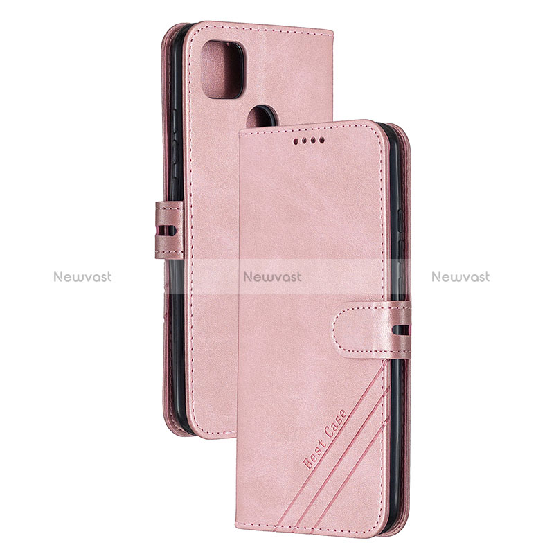 Leather Case Stands Flip Cover Holder H02X for Xiaomi Redmi 10A 4G