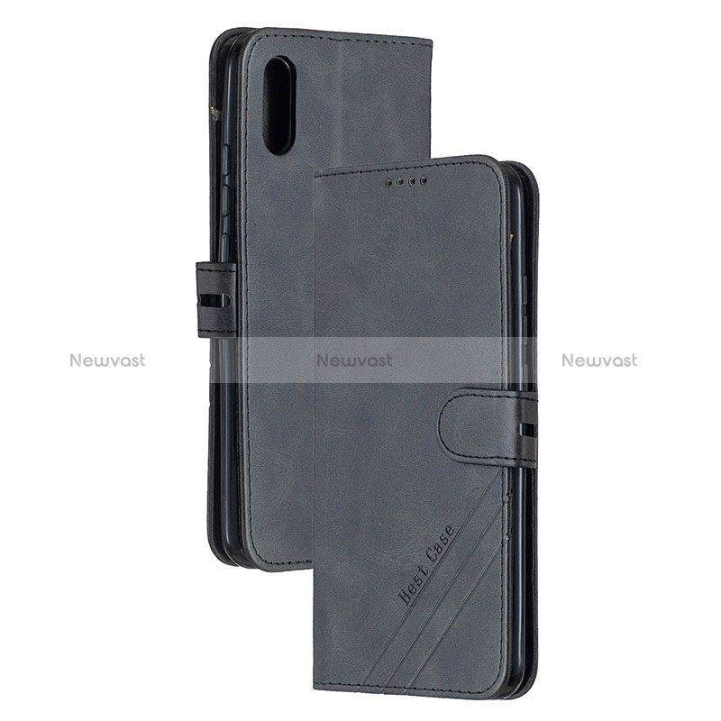 Leather Case Stands Flip Cover Holder H02X for Xiaomi Redmi 9AT
