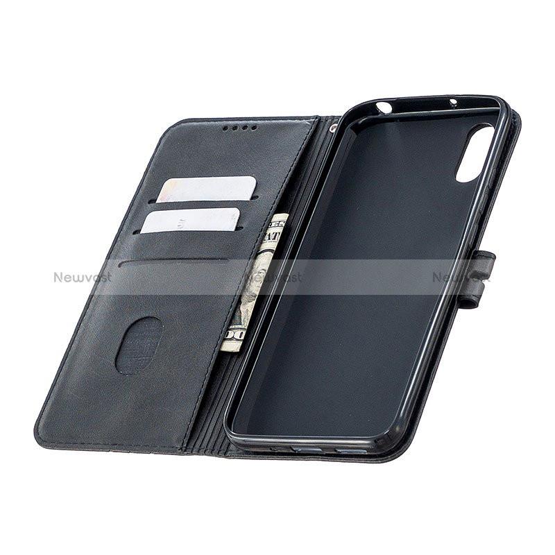 Leather Case Stands Flip Cover Holder H02X for Xiaomi Redmi 9i