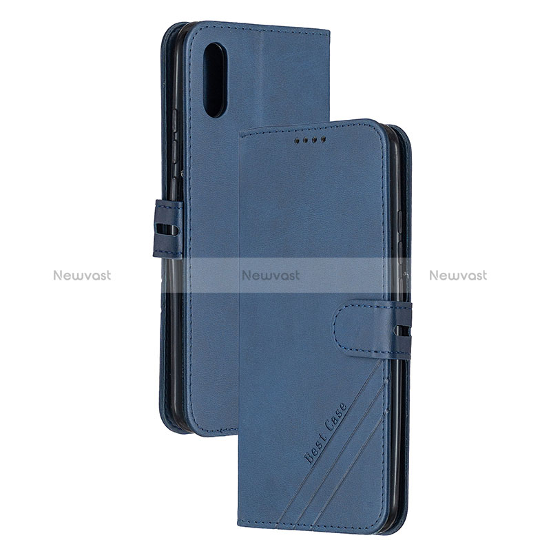 Leather Case Stands Flip Cover Holder H02X for Xiaomi Redmi 9i