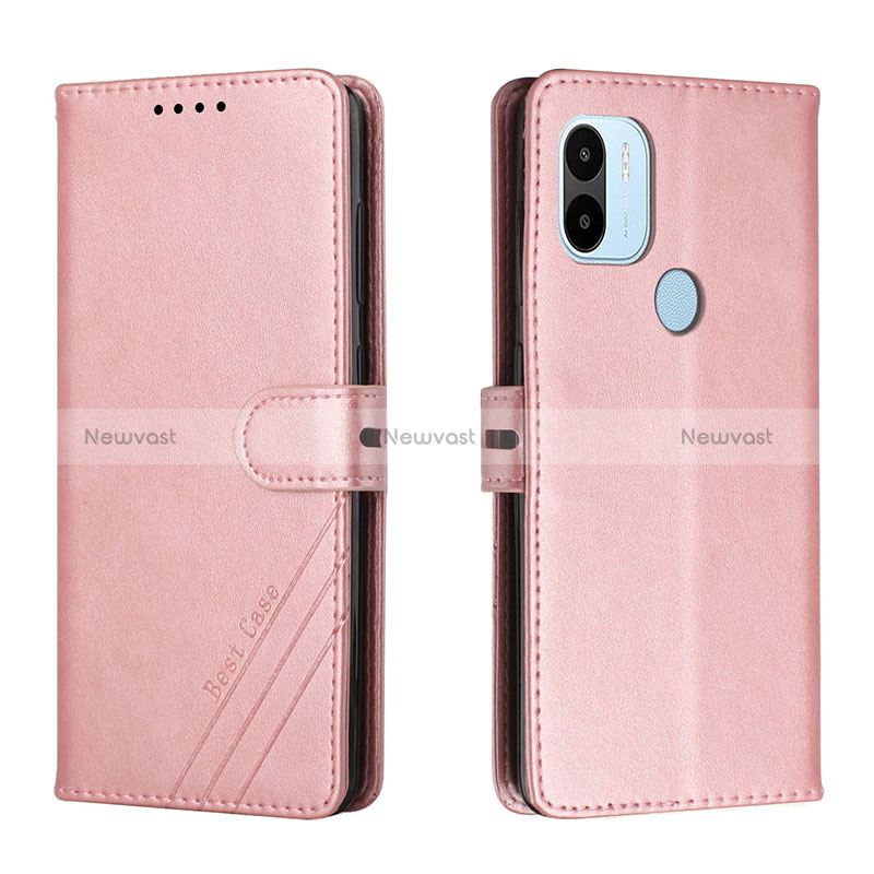 Leather Case Stands Flip Cover Holder H02X for Xiaomi Redmi A1 Plus