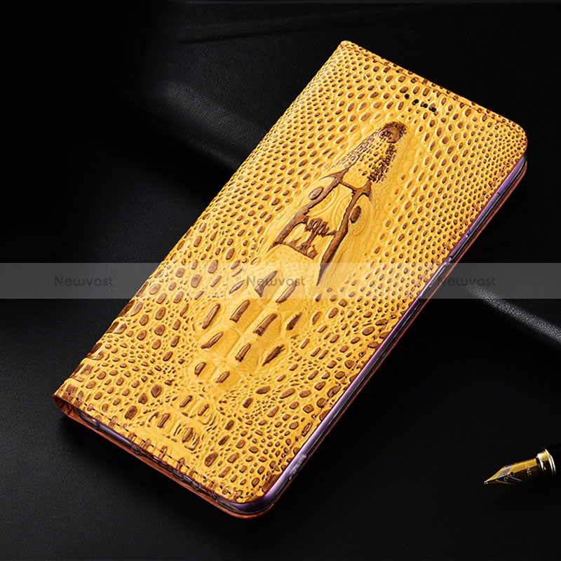 Leather Case Stands Flip Cover Holder H03P for Apple iPhone 11