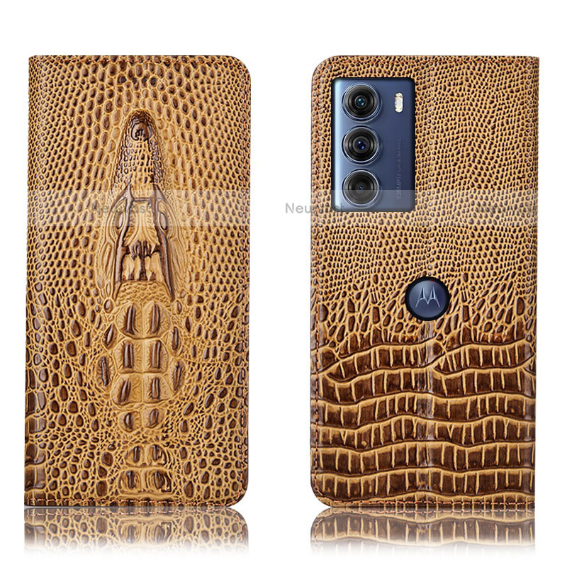 Leather Case Stands Flip Cover Holder H03P for Motorola Moto Edge S30 5G