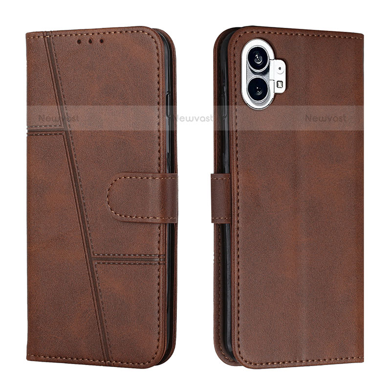 Leather Case Stands Flip Cover Holder H03X for Nothing Phone 1