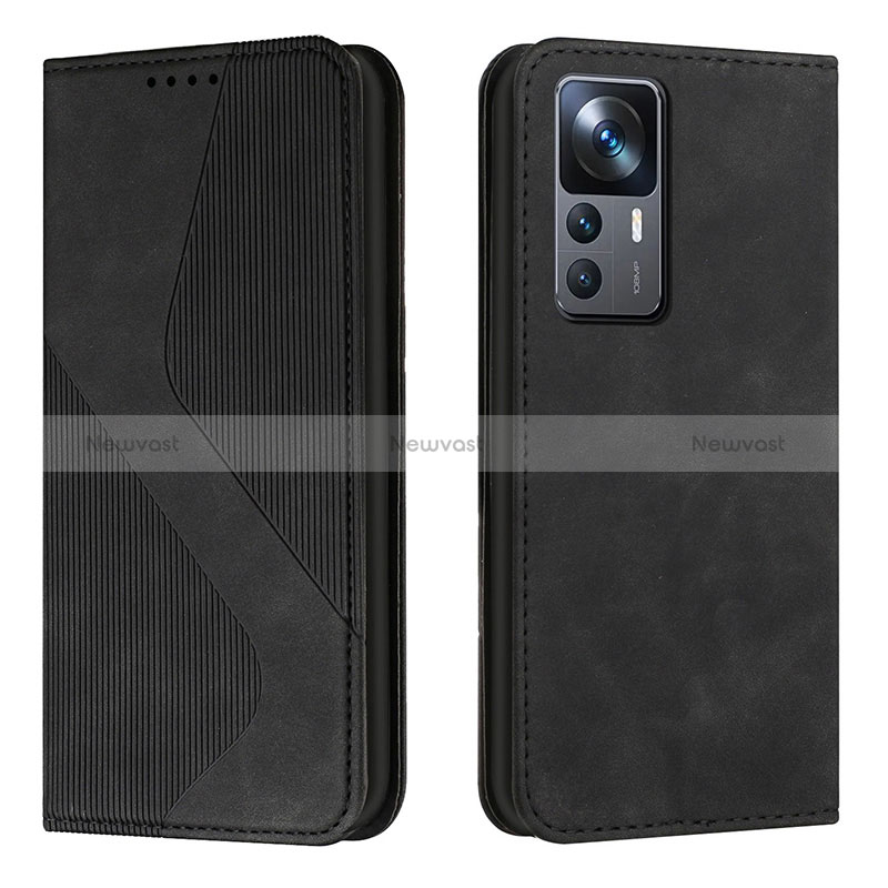 Leather Case Stands Flip Cover Holder H03X for Xiaomi Mi 12T Pro 5G