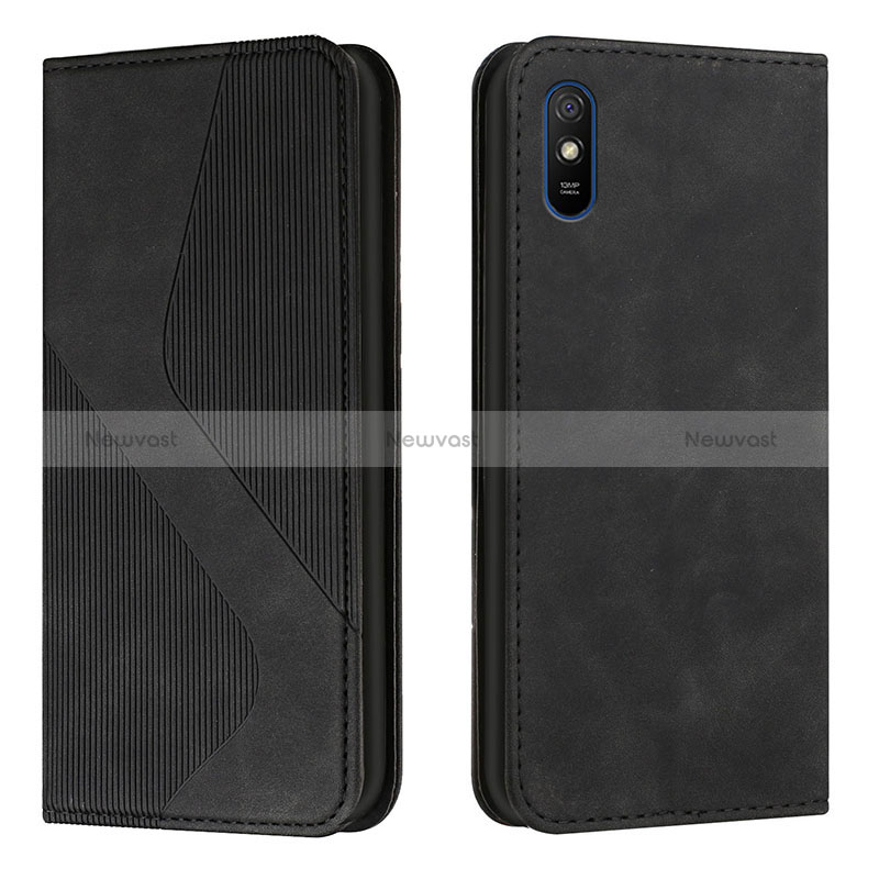 Leather Case Stands Flip Cover Holder H03X for Xiaomi Redmi 9AT
