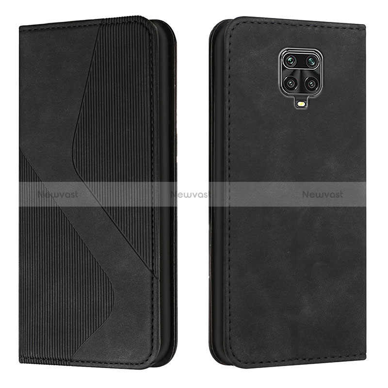 Leather Case Stands Flip Cover Holder H03X for Xiaomi Redmi Note 9 Pro Max