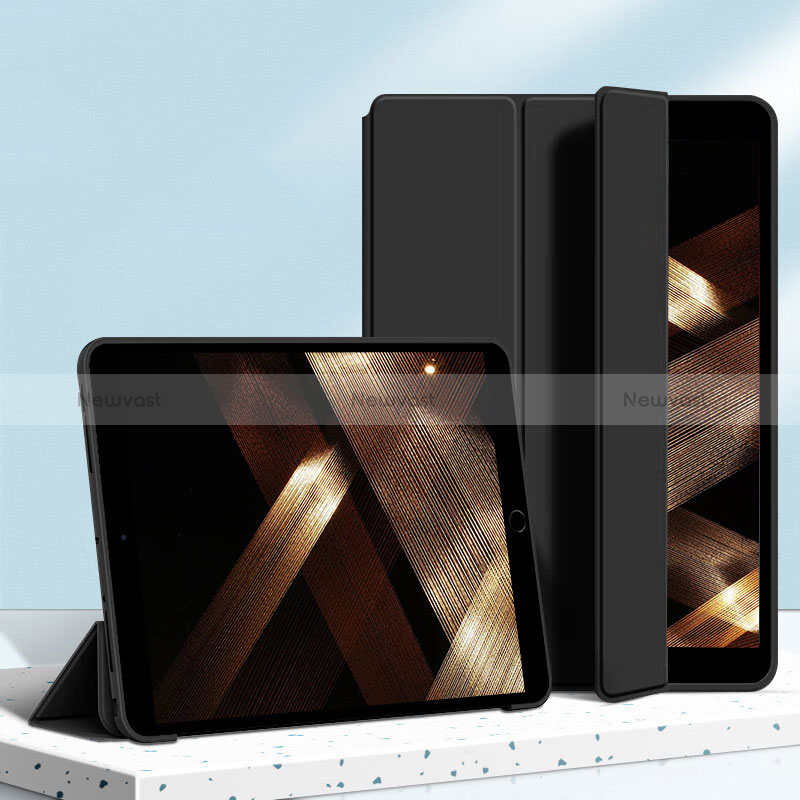 Leather Case Stands Flip Cover Holder H04 for Apple iPad Mini 4 Black