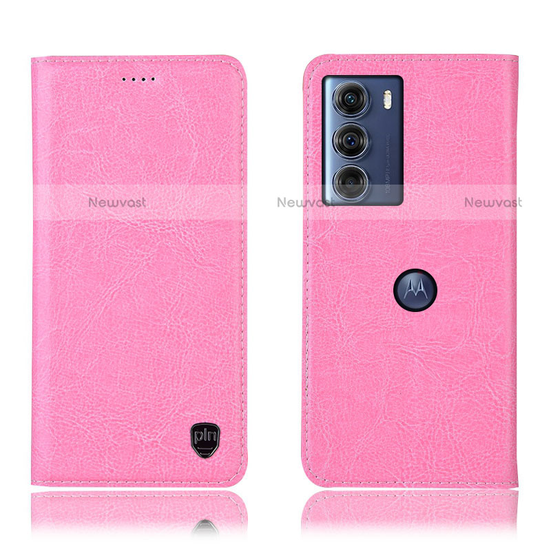 Leather Case Stands Flip Cover Holder H04P for Motorola Moto Edge S30 5G