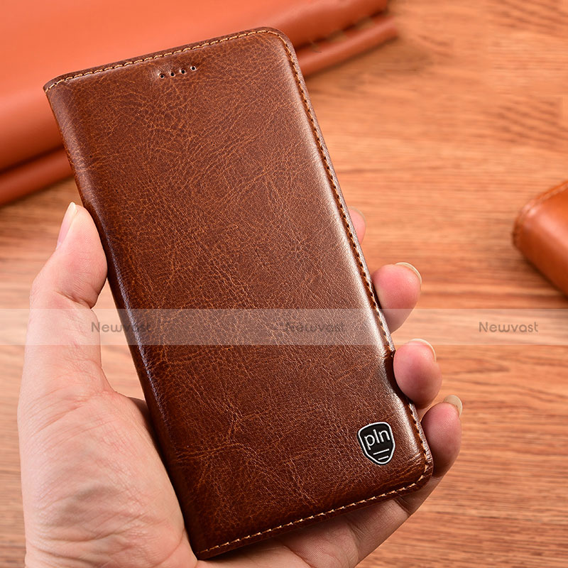Leather Case Stands Flip Cover Holder H04P for Motorola Moto G50