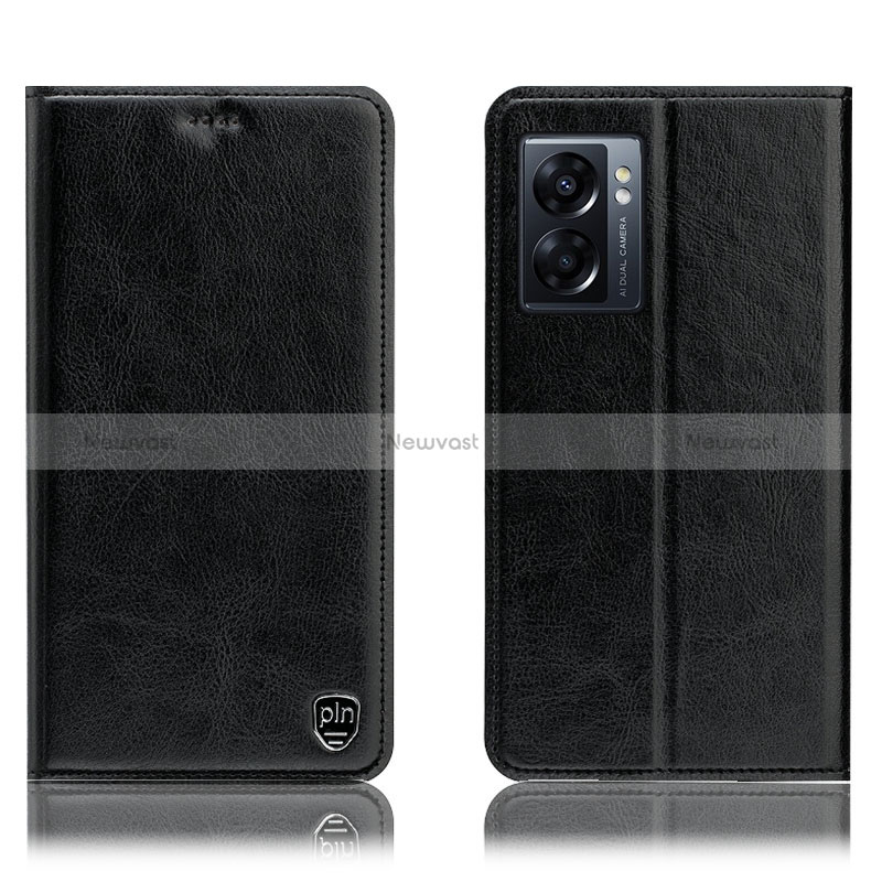 Leather Case Stands Flip Cover Holder H04P for Realme V23 5G