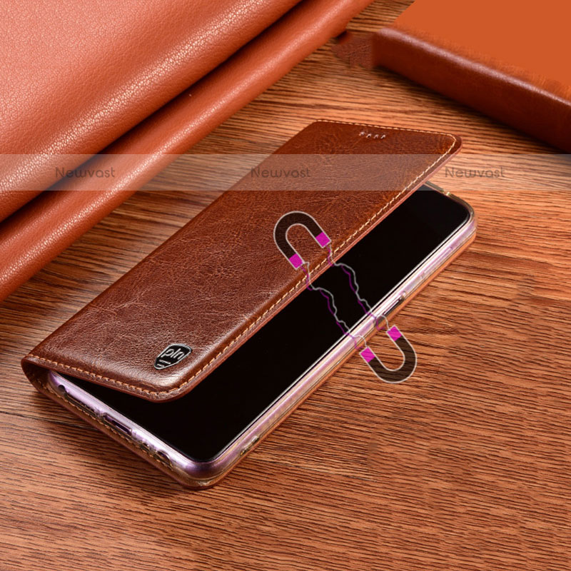 Leather Case Stands Flip Cover Holder H04P for Samsung Galaxy A11