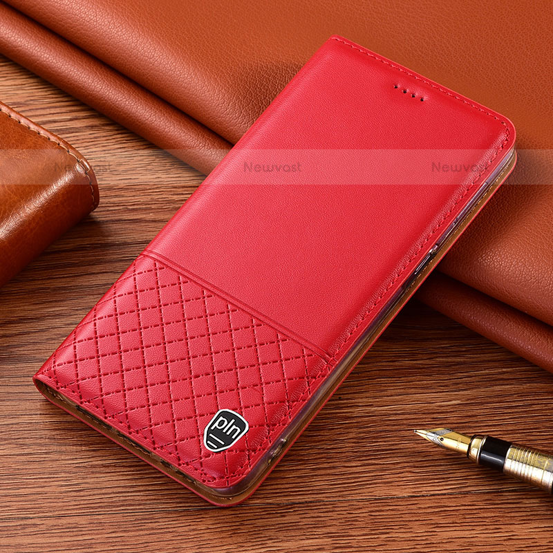 Leather Case Stands Flip Cover Holder H04P for Samsung Galaxy S21 Plus 5G