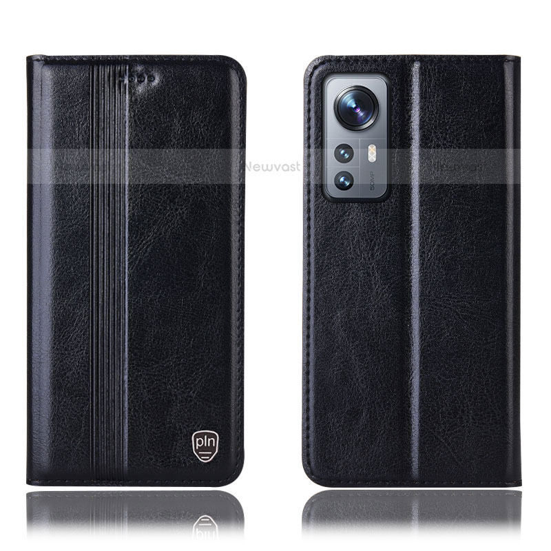 Leather Case Stands Flip Cover Holder H04P for Xiaomi Mi 12 Pro 5G