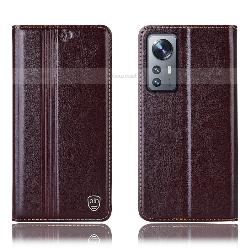 Leather Case Stands Flip Cover Holder H04P for Xiaomi Mi 12S Pro 5G