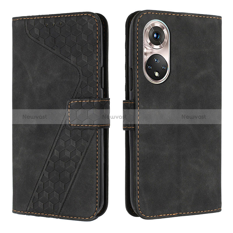 Leather Case Stands Flip Cover Holder H04X for Huawei P50 Pro