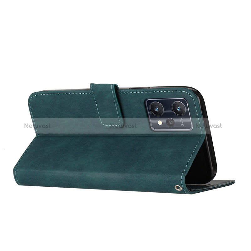 Leather Case Stands Flip Cover Holder H04X for Realme 9 Pro+ Plus 5G