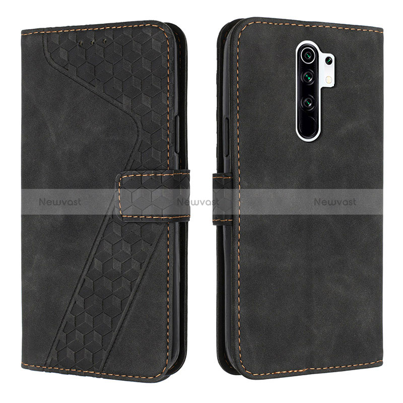 Leather Case Stands Flip Cover Holder H04X for Xiaomi Redmi 9