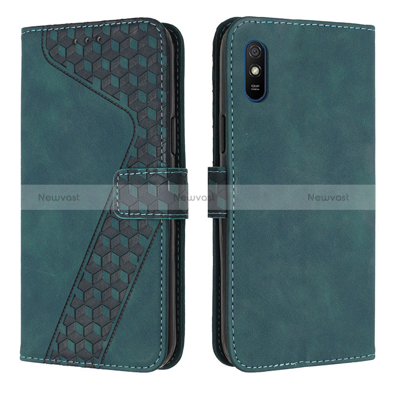 Leather Case Stands Flip Cover Holder H04X for Xiaomi Redmi 9AT