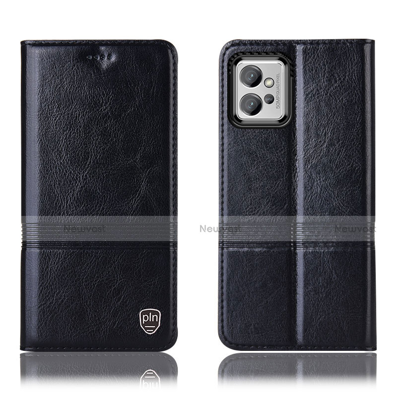 Leather Case Stands Flip Cover Holder H05P for Motorola Moto G32