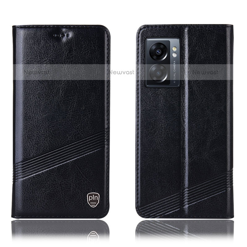 Leather Case Stands Flip Cover Holder H05P for OnePlus Nord N300 5G