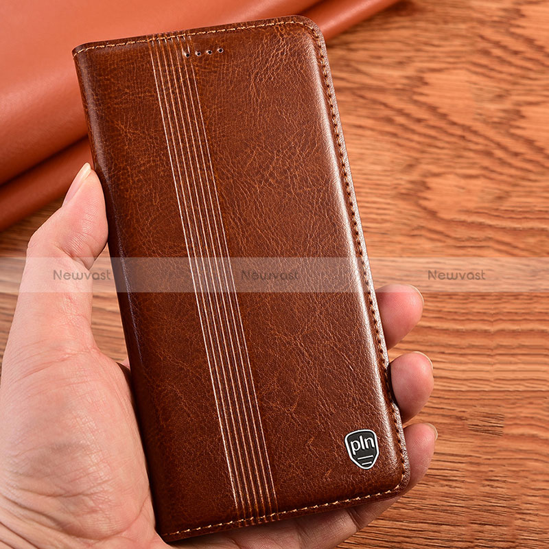 Leather Case Stands Flip Cover Holder H05P for Oppo A76