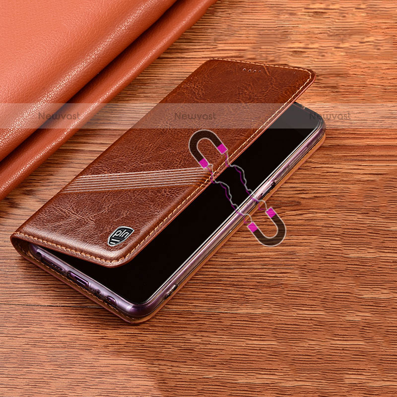 Leather Case Stands Flip Cover Holder H05P for Oppo F19 Pro+ Plus 5G