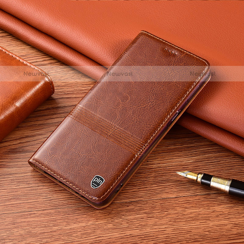 Leather Case Stands Flip Cover Holder H05P for Samsung Galaxy A20