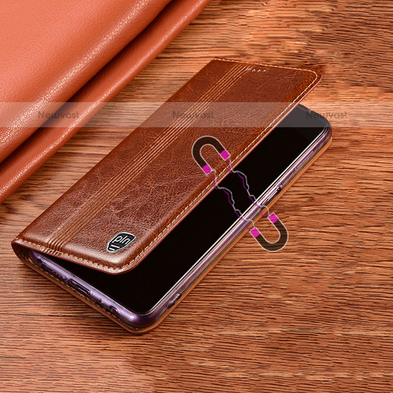 Leather Case Stands Flip Cover Holder H05P for Samsung Galaxy A23 5G