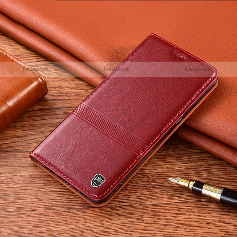 Leather Case Stands Flip Cover Holder H05P for Samsung Galaxy M30s