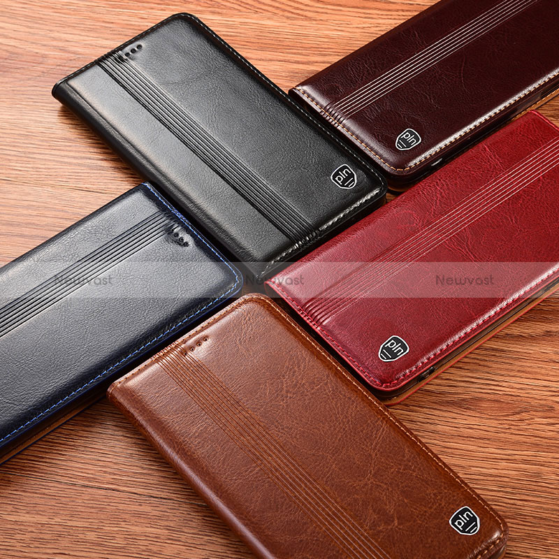 Leather Case Stands Flip Cover Holder H05P for Sony Xperia 1 V