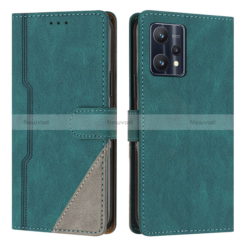 Leather Case Stands Flip Cover Holder H05X for Realme 9 Pro 5G