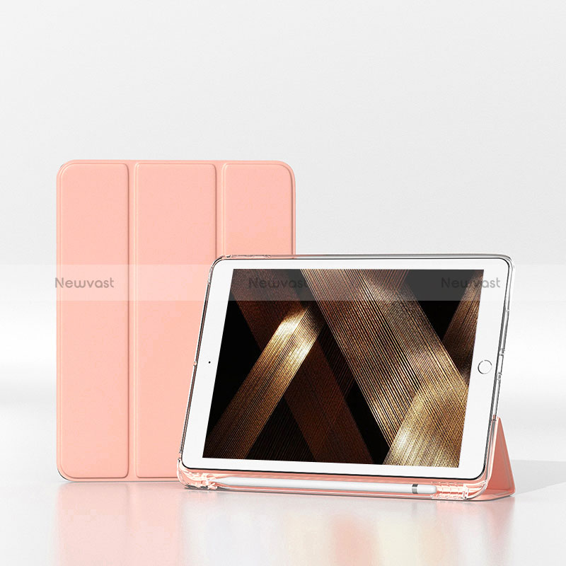 Leather Case Stands Flip Cover Holder H06 for Apple iPad 10.2 (2020) Pink