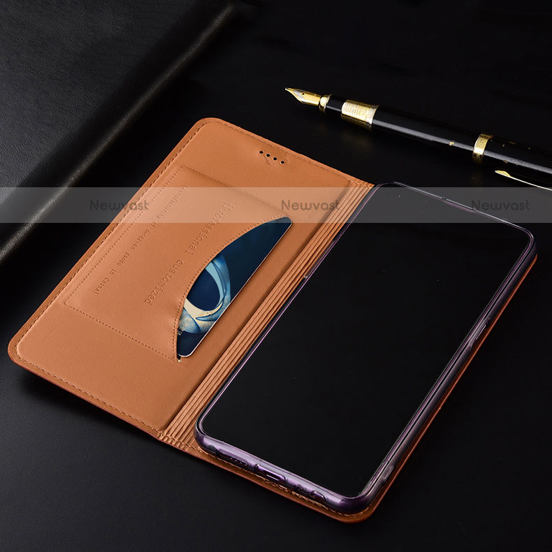 Leather Case Stands Flip Cover Holder H06P for Motorola Moto Edge 30 Fusion 5G