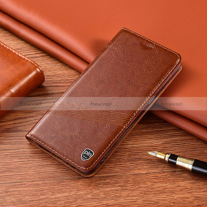 Leather Case Stands Flip Cover Holder H06P for Realme 9i 4G