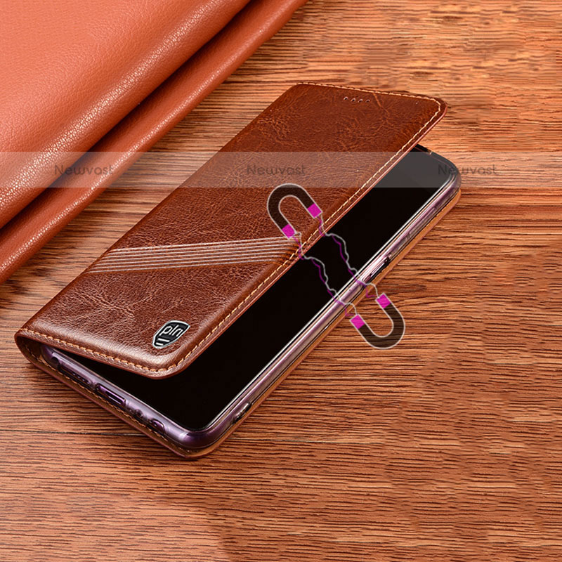 Leather Case Stands Flip Cover Holder H06P for Samsung Galaxy M40