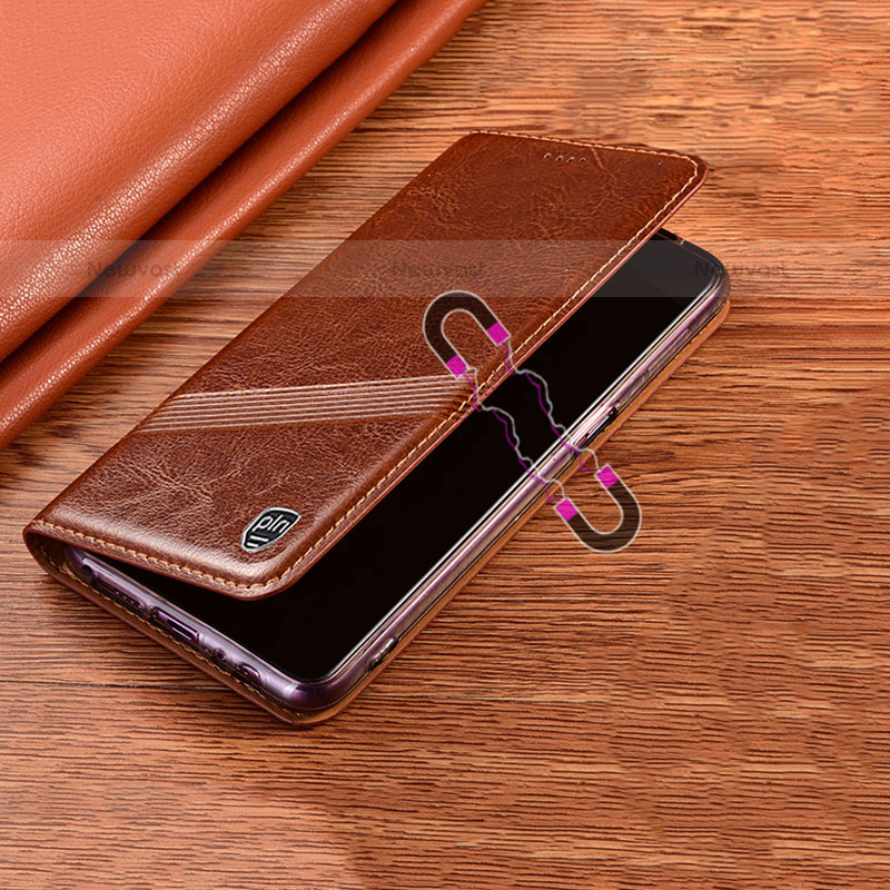 Leather Case Stands Flip Cover Holder H06P for Vivo iQOO 8 Pro 5G