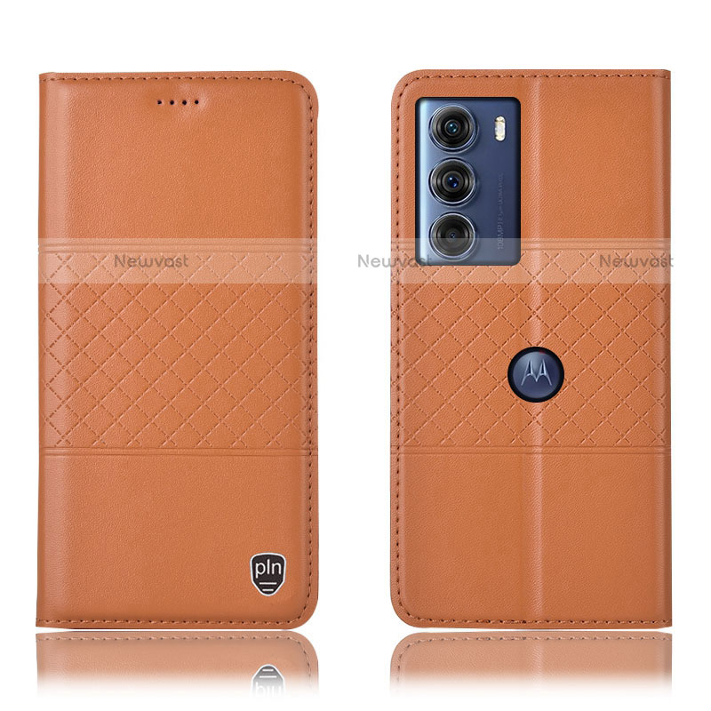 Leather Case Stands Flip Cover Holder H07P for Motorola Moto Edge S30 5G